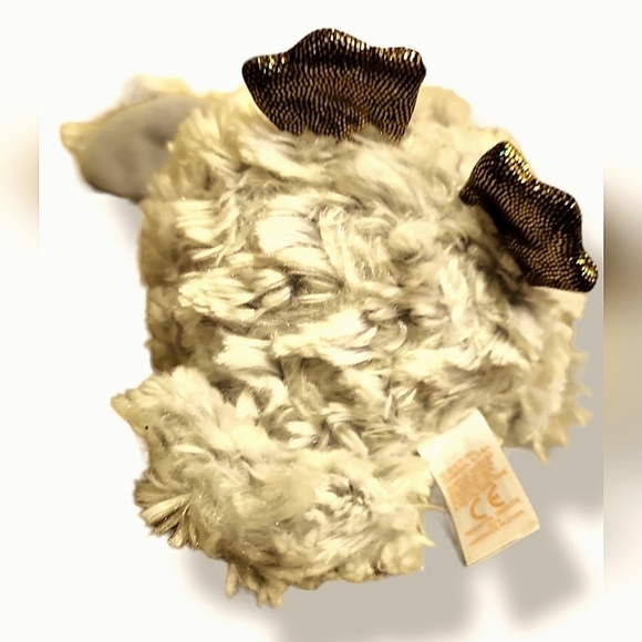 Ty Beanie Boos 6" Owlette the Grey Owl Beanie Baby - Picture 3 of 4